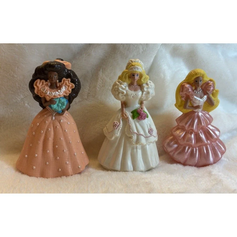Vintage 1992 McDonald’s Barbie Toy Lot Of 3